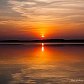 Kwietniowy zachód słońca #zachód #słońca #jezioro #Pomorze #Chojnice