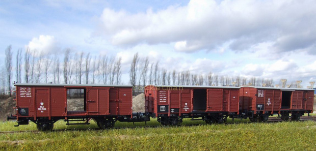 Wagony towarowe P.K.P. w skali 1:87 H0. Epoka II #PKP #wagon #towarowy