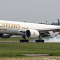 Lądowanie Emirates Cargo na Lotnisku Chopina :)