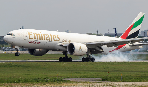 Lądowanie Emirates Cargo na Lotnisku Chopina :)