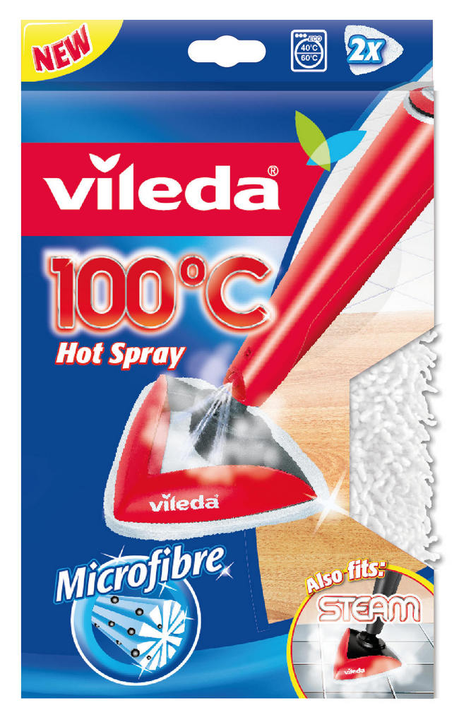5x Wkład Nakładki do Mopa Vileda parowego Steam Hot Spray 