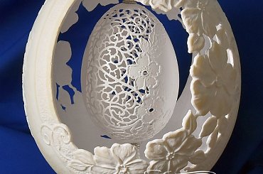 strusie jajko #eggart #strusiejajkorzeźbione #jajkozdedykacją #prezent #podwójnejajko #strusiejajko #carving #bjgoleń #eggart